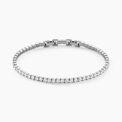 Bracelet Lou-anne Argent Blanc Oxyde De Zirconium Blanc