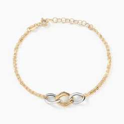 Bracelet Louisa Or Bicolore