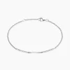 Bracelet Luciane Argent Blanc Oxyde De Zirconium
