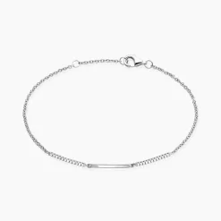 Bracelet Luciane Argent Blanc Oxyde De Zirconium