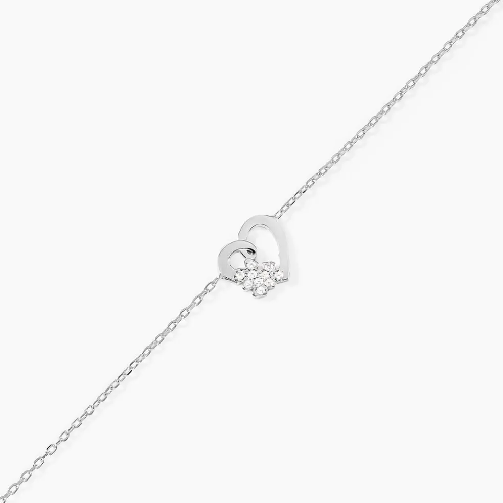 Bracelet Lucianna Argent Blanc Oxyde De Zirconium