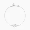 Bracelet Léva Argent Blanc Oxyde De Zirconium