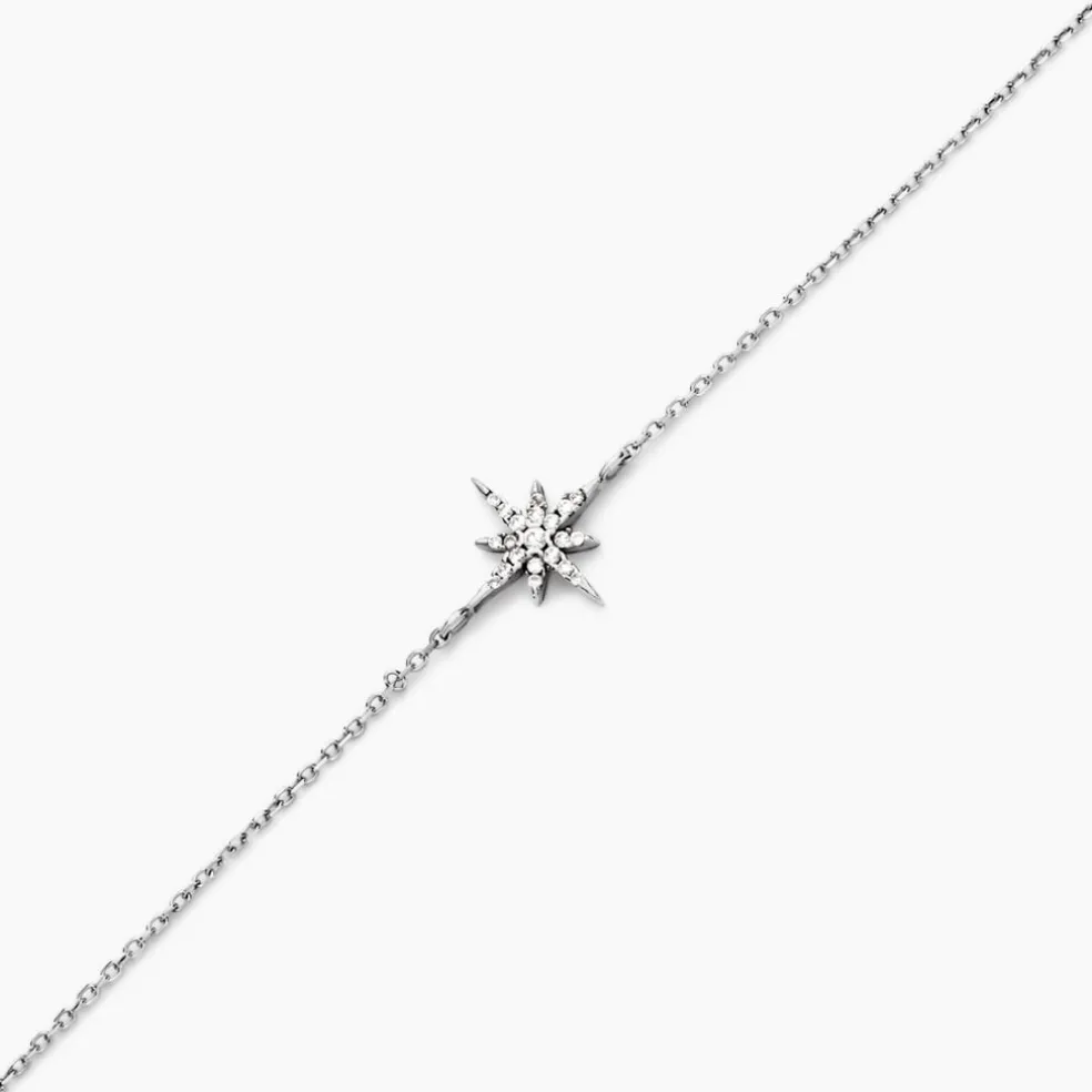 Bracelet Lysianne Argent Blanc Oxyde De Zirconium