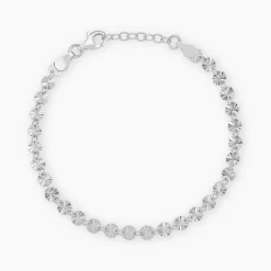 Bracelet Madisone Argent Blanc