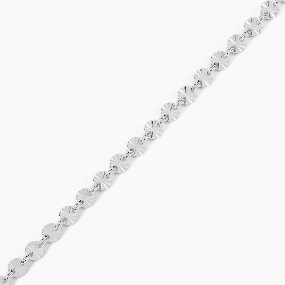 Bracelet Madisone Argent Blanc