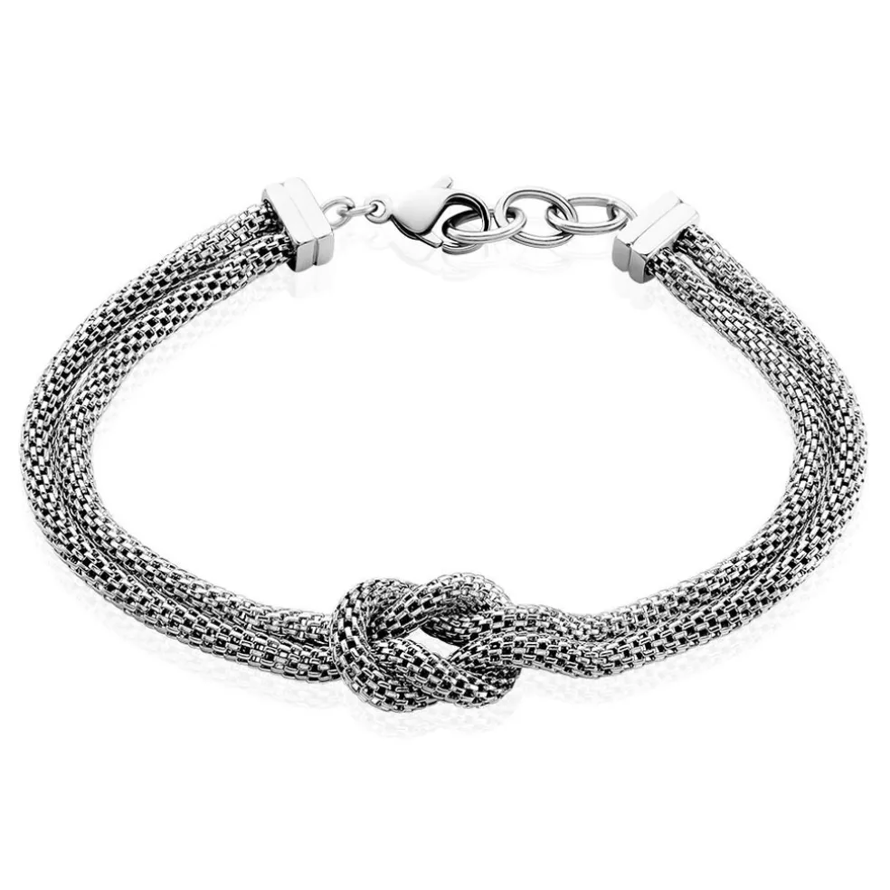 Bracelet Mahaca Acier Blanc