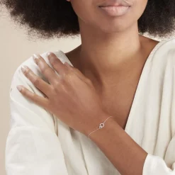 Bracelet Mahaut Or Blanc Diamant