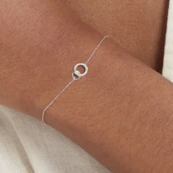 Bracelet Mahaut Or Blanc Diamant