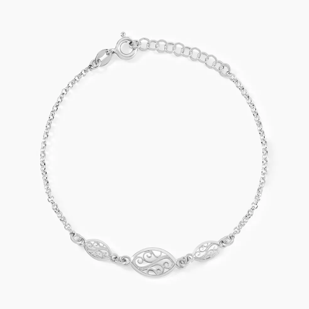 Bracelet Mahee Argent Blanc