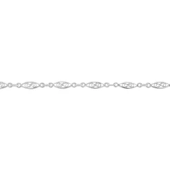 Bracelet Mahee Maille Filigrane Argent Blanc