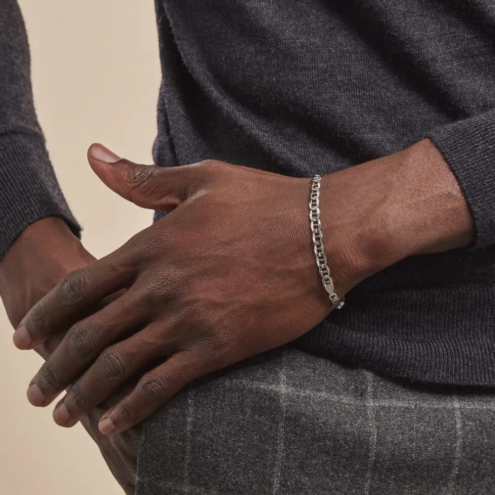 Bracelet Maille Argent Nazima