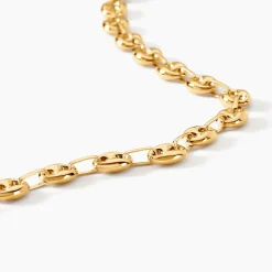 Bracelet Maille Dami Maille Grain De Café Or Jaune