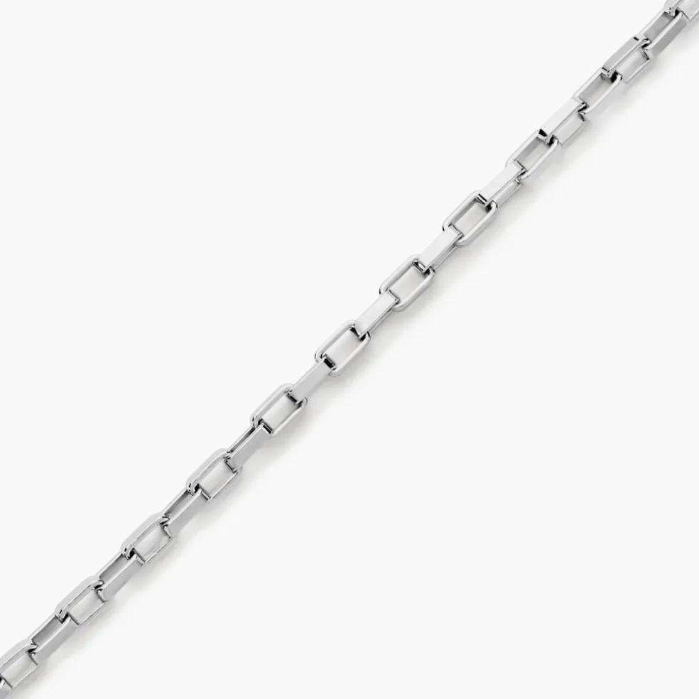 Bracelet Maille Donte Argent Blanc