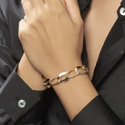 Bracelet Maille Or Jaune