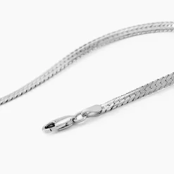 Bracelet Maille Thiane Argent Blanc