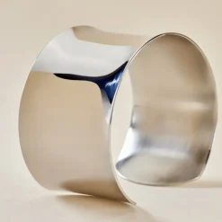 Bracelet Manchette Bento Acier Blanc