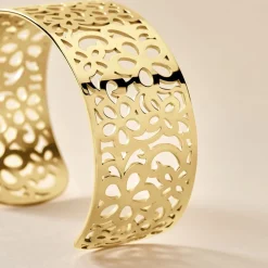 Bracelet Manchette Brenda Acier Jaune