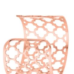 Bracelet Manchette Nevenka Acier Rose