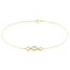 Bracelet Margane Or Jaune Diamant