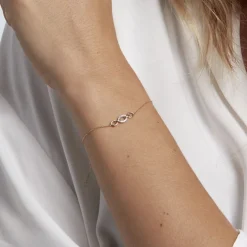 Bracelet Margane Or Jaune Diamant