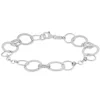 Bracelet Margueritteae Argent Blanc