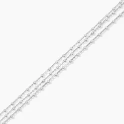 Bracelet Marie-armelle Argent Blanc