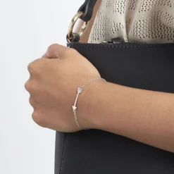 Bracelet Marie-lore Argent Blanc