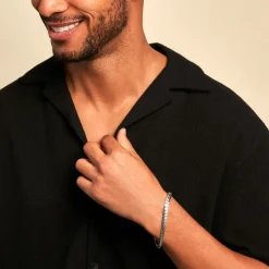 Bracelet Marin Acier Blanc