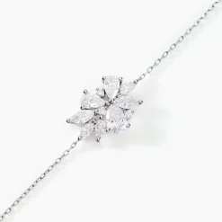 Bracelet Marquis Or Blanc Oxyde De Zirconium