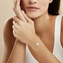 Bracelet Matilda Argent Blanc Perle De Culture Et Oxyde De Zirconium