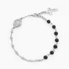 Bracelet Maximus Acier Blanc Onyx