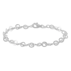 Bracelet Mayan Argent Blanc