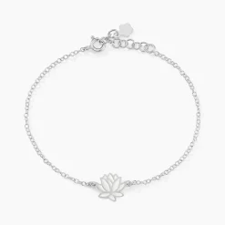 Bracelet Maylie Argent Blanc