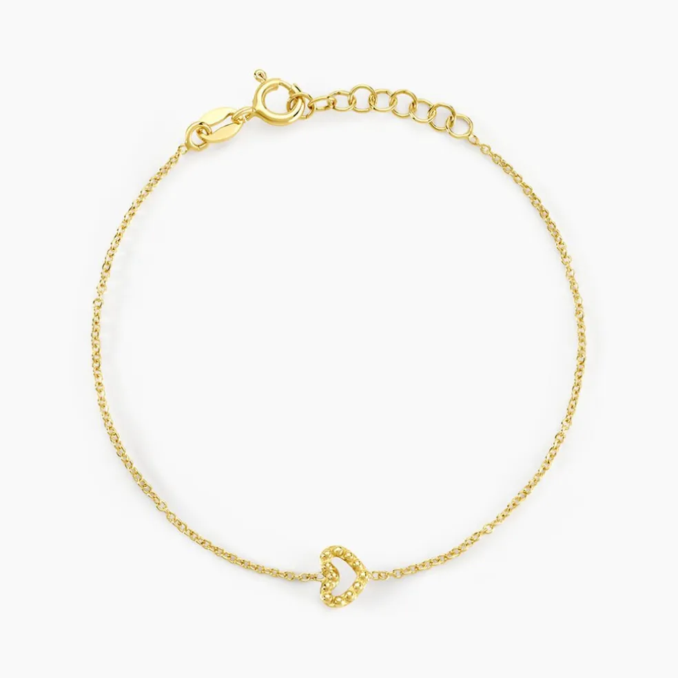 Bracelet Menel Argent Doré