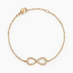 Bracelet Merane Plaqué Or Jaune Oxyde De Zirconium