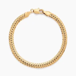 Bracelet Messaline Plaqué Or Jaune