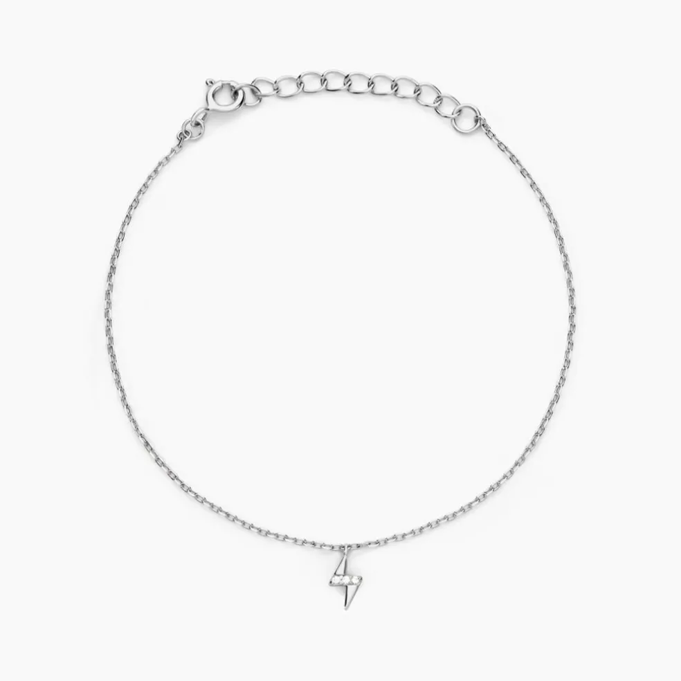 Bracelet Meyline Argent Blanc Oxyde De Zirconium