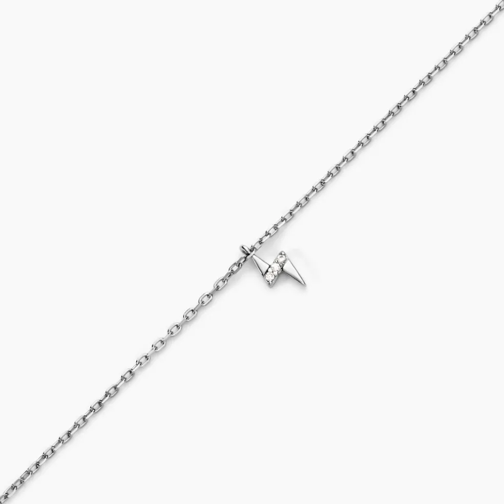 Bracelet Meyline Argent Blanc Oxyde De Zirconium