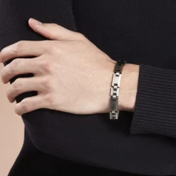 Bracelet Mica Acier Gris