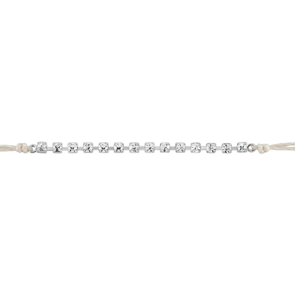 Bracelet Miguyae Argent Blanc Oxyde De Zirconium