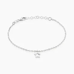 Bracelet Mikaelle Argent Blanc