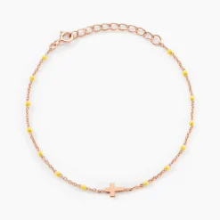 Bracelet Mimosa Argent Rose