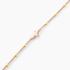 Bracelet Mimosa Argent Rose