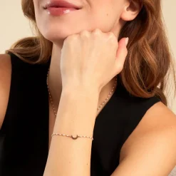 Bracelet Mimosa Argent Rose