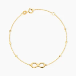 Bracelet Mimy Infini Boules Or Jaune