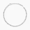 Bracelet Mirabelle Argent Blanc