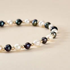 Bracelet Mirjam Or Jaune Perle De Culture