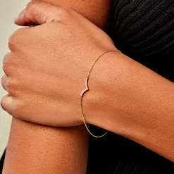 Bracelet Mohini Or Jaune Oxyde De Zirconium