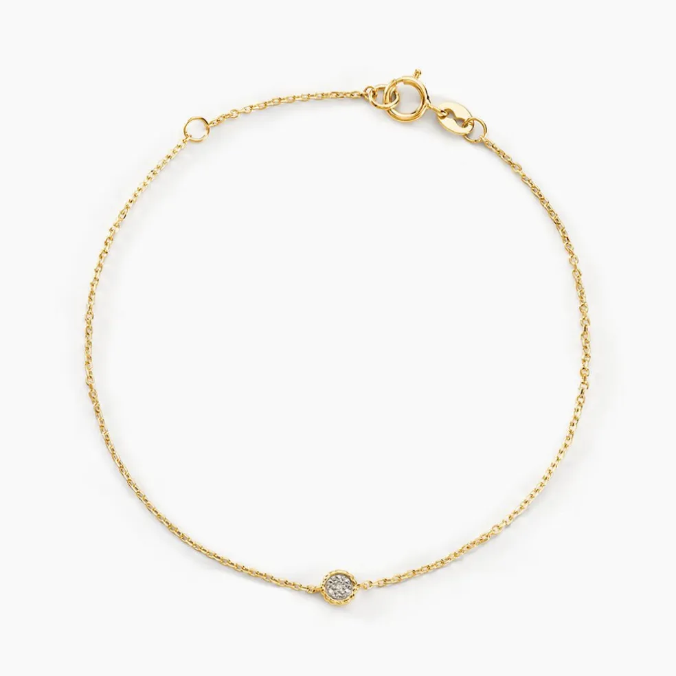 Bracelet Mon 1er Diamant Or Jaune Diamant