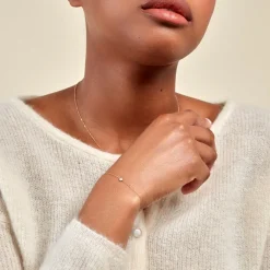 Bracelet Mon 1er Diamant Or Jaune Diamant